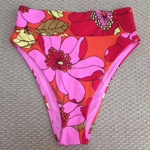 High Cut Cheeky Bikini Bottom